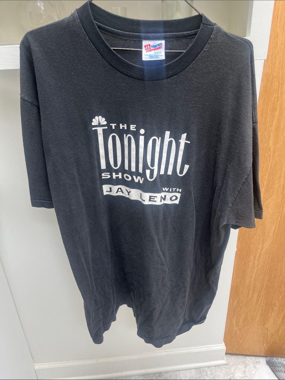 Hanes Black The Tonight Show with Jay Leno Graphic Tee-Vintage